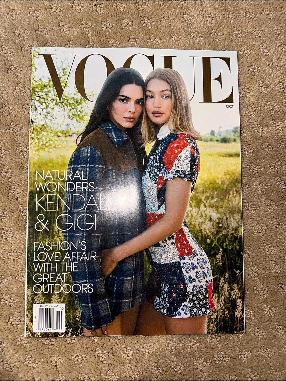 Vogue Magazine October 2025 Kendall Jenner Gigi Hadid Cover